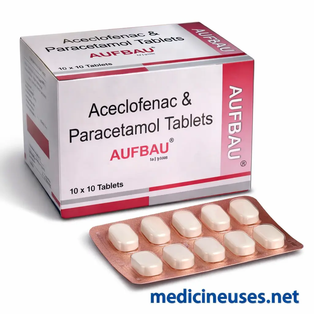 Aceclofenac and Paracetamol tablet uses.